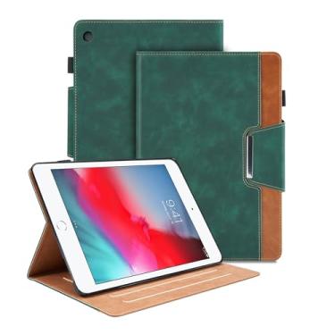 Imagem de Capa para iPad Mini 5ª geração 2019 7,9 polegadas, para iPad Mini 4/3/2/1, capa com suporte de visualização em vários ângulos com bolso, capa para tablet inteligente de couro sintético com fecho