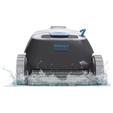 Imagem de Robô Aspirador de Piscina com Cabo, Escova de Limpeza, Função de Escalar Paredes, para Piscinas de 15 Metros, 110V, Dolphin Advantage