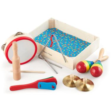 Imagem de Kit de 10 Instrumentos Musicais Infantis para Crianças Acima de 3 Anos, Melissa & Doug