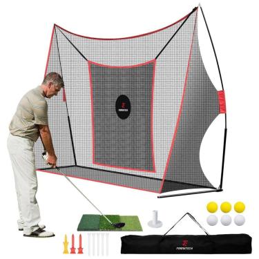 Imagem de Rede de Treino para Golfe de 3m x 2,1m, Inlcui Alvo de Alto Impacto para Tacadas de Chipping e Bolsa de Transporte para Ambientes Internos