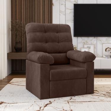 Imagem de Poltrona Retrátil Reclinável Sued do Papai Flash