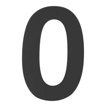 Imagem de Números de casa autoadesivos de 7,6 cm para uso externo, 1 peça de placas de visibilidade de endereço de aço inoxidável para endereço de casa fora da porta do jardim, decoração de caixa de correio