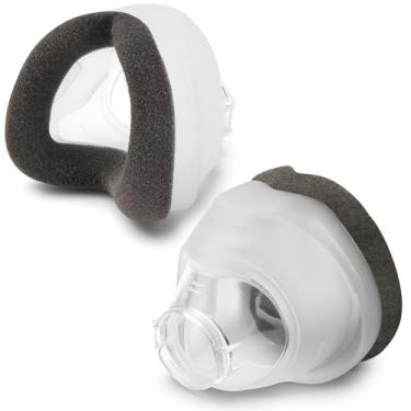 Imagem de Medihealer Almofada nasal N20 atualizada para máscara nasal Airfit N20, 2 peças de almofada de espuma viscoelástica confortável compatível com Airfit N20, suprimentos CPAP de ótimo valor (marrom)