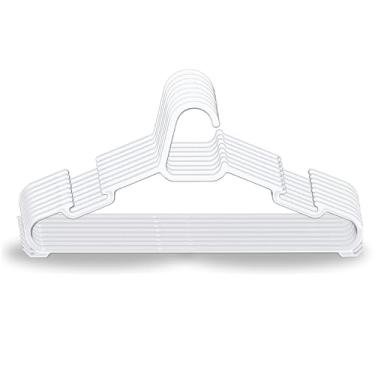 Imagem de Kit 25un Cabide Acrílico Infantil Transparente Organizador de Roupas