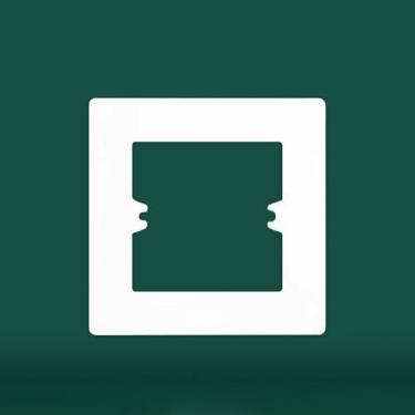 Imagem de Painel de tomada de plástico universal com abertura inferior painéis de parede decorativos (tipo branco 1)