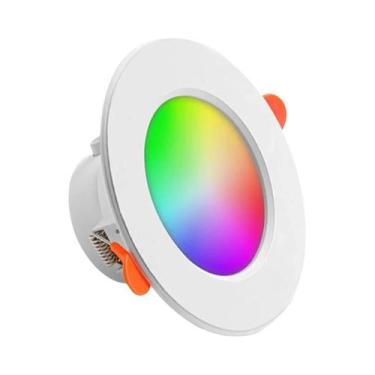 Imagem de Luminária De Teto LED RGB Inteligente Bluetooth 10W Com Mudança De Cor