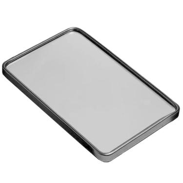 Imagem de Bandeja Espelho Decorativa 30X20Cm Espelho Multiuso Preto