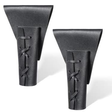 Imagem de 2 coldres de adaga medieval, bainha de adaga de couro PU, suporte de espada de cinto, suporte ajustável para punhais de coxa, capa de couro medieval para fantasia de adagas, acessórios renascentistas