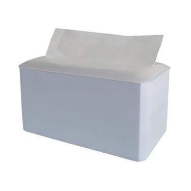 Imagem de Dispenser Interfolha Balcão Branco com Tampa Cristal Trilha