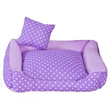 Imagem de Cama Pet Cachorro Ou Gato Poa Tam: G Lilás
