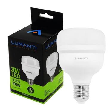 Imagem de Lâmpada Bulbo Led Alta Potência 20W E27 Biv Branco Quente - LUMANTI, B