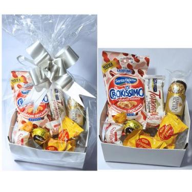 Imagem de Cesta De Chocolates, Bombons Ferrero, Rafaello Para Presente - Cesta d