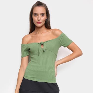 Imagem de Blusa Onbongo Ombro a Ombro Lisa Feminina-Feminino