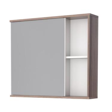 Imagem de Espelheira Em Madeira Nelson Branco Tamarindo