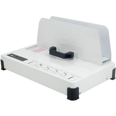 Imagem de HYUIO Máquina de encadernação térmica, máquina de encadernação térmica de cola quente A4, controle inteligente de temperatura, base para contrato de documentos