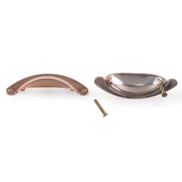 Imagem de Puxador Concha Com 1 Puxadores Coloniais Para Móveis Cozinha - Telis F