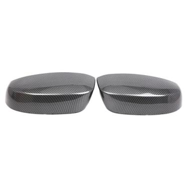 Imagem de Capas de espelho de asa de carro, para Silverado, para Tahoe, para Suburban 2007-2013 de fibra de carbono tampas de espelho retrovisor de asa lateral de carro