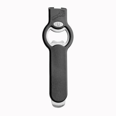 Imagem de Abridor magnético 2 em 1 de lata de refrigerante e garrafa de cerveja - Ímãs duplos para geladeira e apanhador de tampas, aço inoxidável resistente, perfeito para mãos grandes, unhas compridas