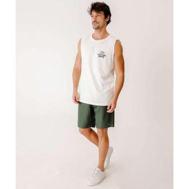 Imagem de Bermuda Masculina Moletom Textura MR-52019, Verde, P