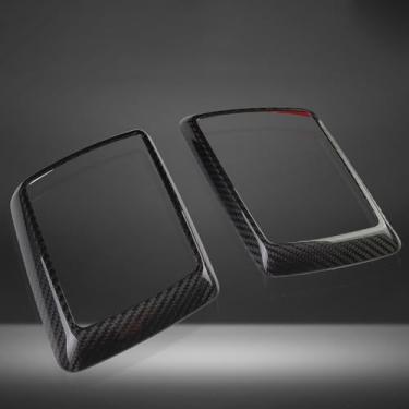 Imagem de FINMOKAL 2 peças/conjunto de capô de carro de fibra de carbono real com acabamento de moldura frontal compatível com Benz G Class W464 G500 G550 2018-2024