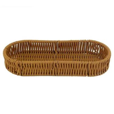 Imagem de Bandeja Tramada Retangular Tipo Vime 26X11Cm 6987 - Livon