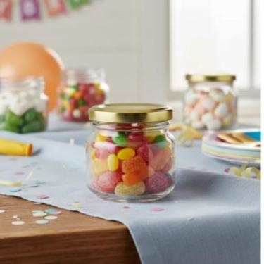 Imagem de Kit 30 unidades - Pote de vidro Redondo 120ml - Sem as Tampas