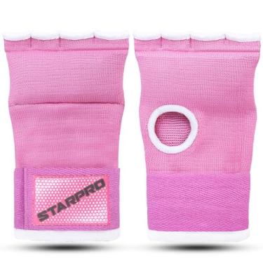 Imagem de Starpro – Protetor de punho e articulações com suporte de pulso – Bom para luvas de ginástica Muay Thai Kickboxing MMA | Luvas elásticas acolchoadas para homens e mulheres |, Pink/White, Small