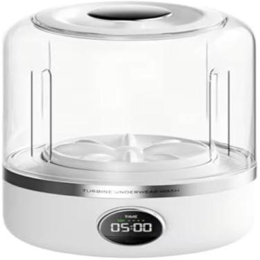 Imagem de Mini lavadora ultrassonica portatil USB para limpeza de roupas, portatil, elegante