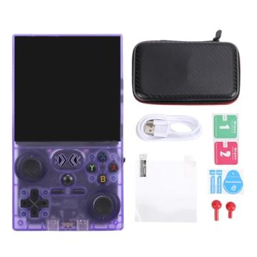 Imagem de SPYMINNPOO Console de Jogos Portátil, de Jogos retrô de Código Aberto Com Tela HD de 4 Espaços, para Emulador Multijogador PS1 (Roxo)