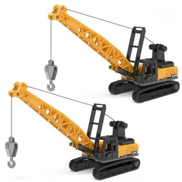 Imagem de 2 Guindastes Miniatura Brinquedo Infantil GLW Articulada