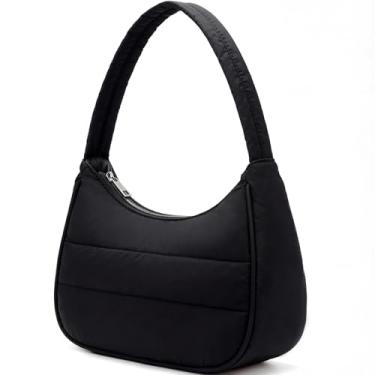 Imagem de Jcocylse Sacola, bolsas e bolsas: bolsa de ombro versátil para trabalho, viagens, academia e uso diário, A - Preto, Small