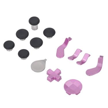 Imagem de Ymiko Punhos de Polegar Ergonômicos do Controlador Com Capas de D Pad e Bastões de Borracha Complementos Universais de Controlador de Jogo para Maior Precisão e Conforto (Roxo)