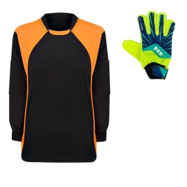Imagem de Camisa Goleiro trb Infantil Luva DRB Azul Verde Infantil-Masculino