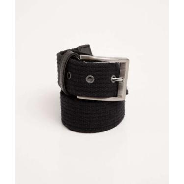 Imagem de Cinto Masculino Gorgurão MR-61070, Preto, GG