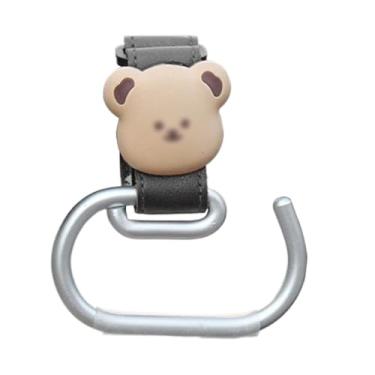 Imagem de Mosquetão para Carrinho de Bebé,Organizador de Armazenamento Grande e,Acessório De Gancho Com Tiras Para Carrinho | Para Scooter Elétrica Bicicleta Andarilho De Fraldas Viagem