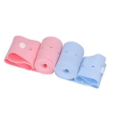 Imagem de Naroote Cinto de Monitoramento Fetal Macio e Confortável, Ferramenta de Monitor Cardíaco para Mulheres Grávidas, Uso Doméstico Hospitalar, 2 Peças, Rosa, Azul, Acessórios para Mulheres Grávidas
