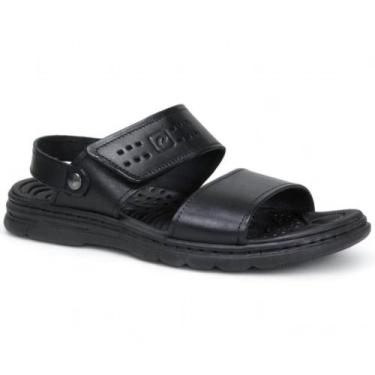 Imagem de Sandália Pegada 134203 Masculino, 40, Preto
