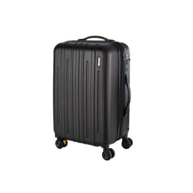 Imagem de Mala Média em ABS Com 4 Rodas 360 - AeroMalas Londres, Preto