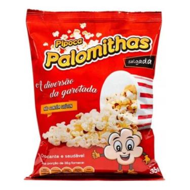 Imagem de Kit 10 Pipocas Palomithas Salgada/manteiga/bacon - Palomitas, 10x salg