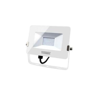 Imagem de Refletor tr led slim taschibra 30w 3000k - a prova d'água, BRANCO