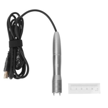 Imagem de A005 Plus Lupa de microscópio digital de 5MP com foco automático Zoom 500X de alta definição para identificação de joias e observação externa Liga de alumínio 19x120mm