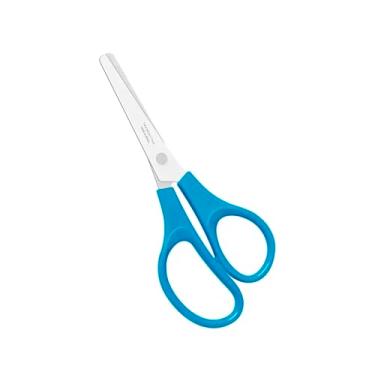 Imagem de Tesoura Escolar Supercort Monster Mista com Lâmina em Aço Inox com Cabo de Polipropileno 4" (4, Azul)