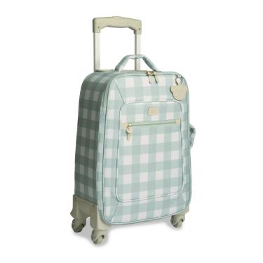 Imagem de Mala de Rodinha Bear Xadrez Menta - Masterbag