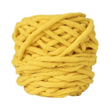 Imagem de Fio De Tricô De Chenille Macio, Linha De Algodão Ice Strip, Lã DIY Par