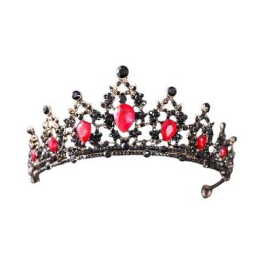 Imagem de Tiara De Cristal Prateada Para Noivas, Coroa De Cabelo Para Casamento,