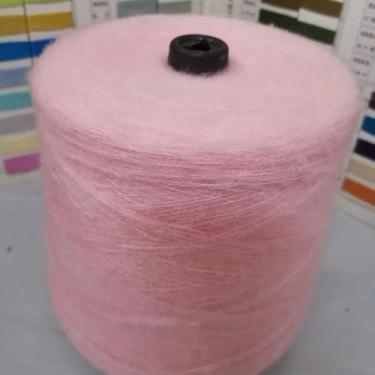 Imagem de JGHITROME Mohair fio de lã de caxemira fio de crochê fofo 500 g/ peças, fio de mohair infantil, crochê à mão, tricô para suéter, lenço, roupas, macio, macio para a pele, fio de lã fina e quente (rosa)