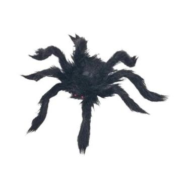 Imagem de Aranha De Pelúcia Gigante De Halloween 30-200cm Preta Decoração De Hor