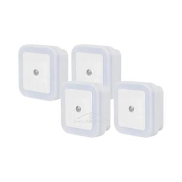 Imagem de Luz Noturna LED Sem Fio Com Sensor Mini Quadrada Para Bebês, Crianças,