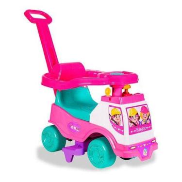 Imagem de Totoka Plus Menina Carrinho Infantil Bebe C/ Empurrador Rosa - Cardoso