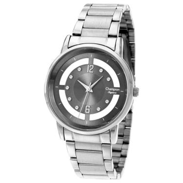 Imagem de Relógio CHAMPION feminino mostrador transparente CN20891T